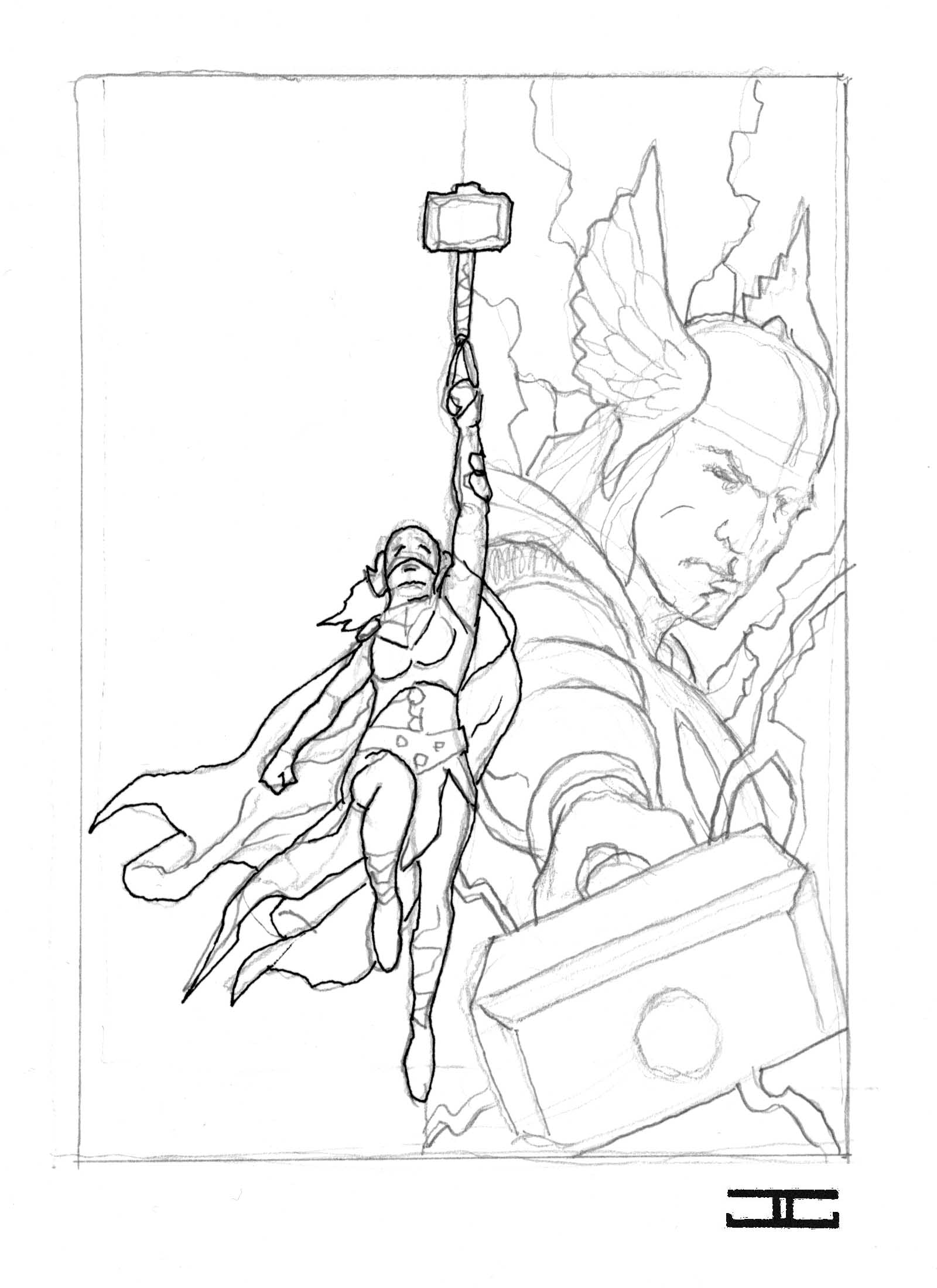 John cassaday on x process generations thor cover friedpieics marvel thor httpstcosjxjezvqt x