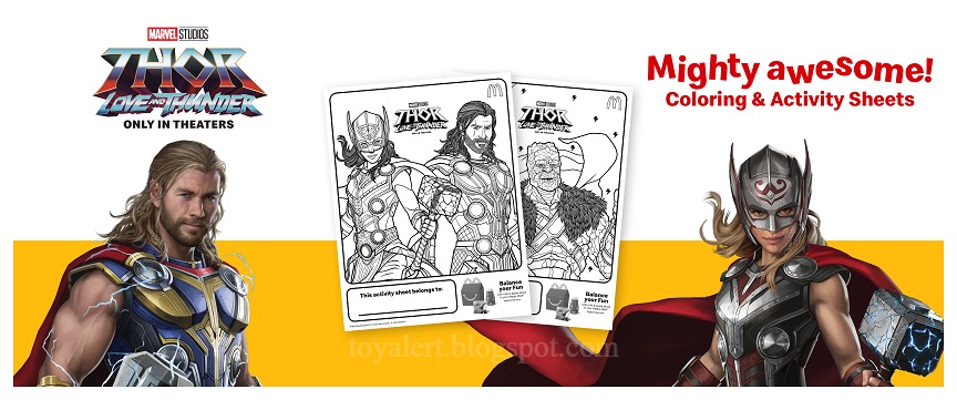 Toy alert mcdonalds thor toys in happy meals