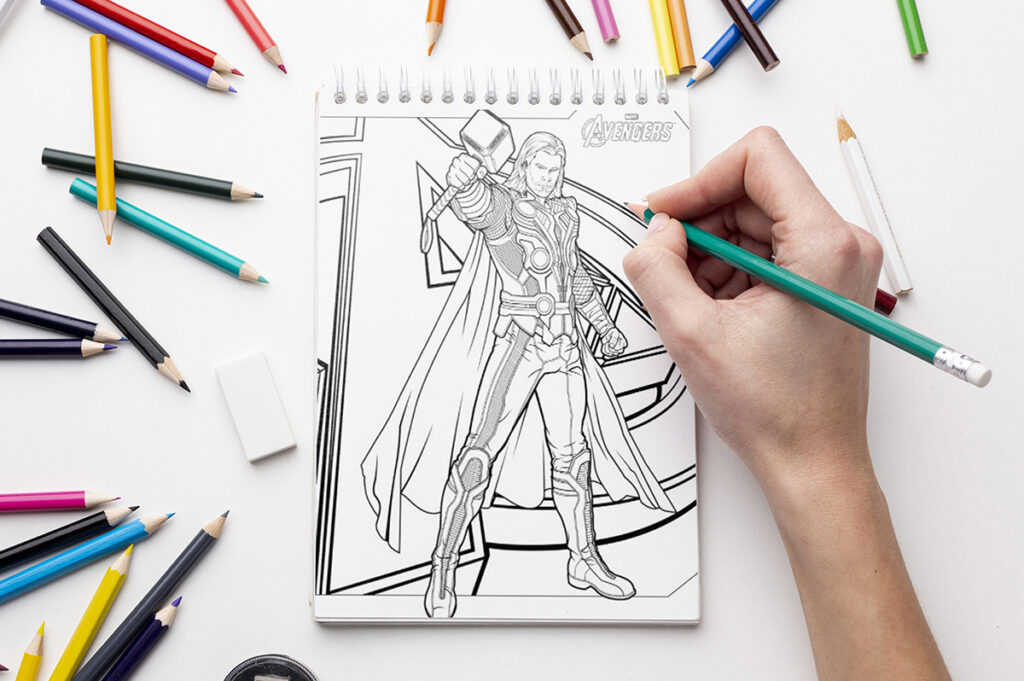 Thor coloring pages