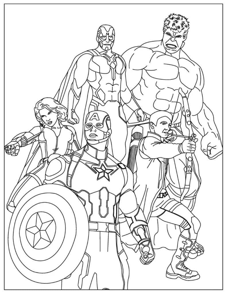Avengers coloring pages