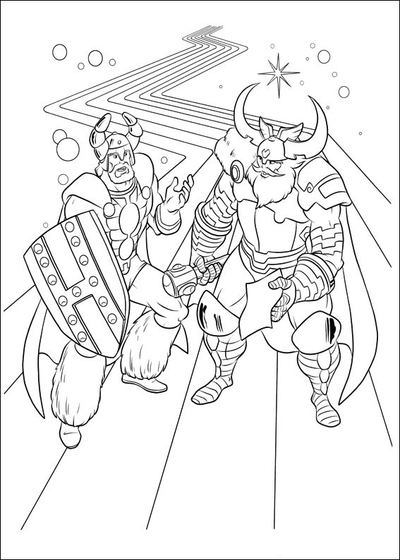 Desenhos para pintar thor