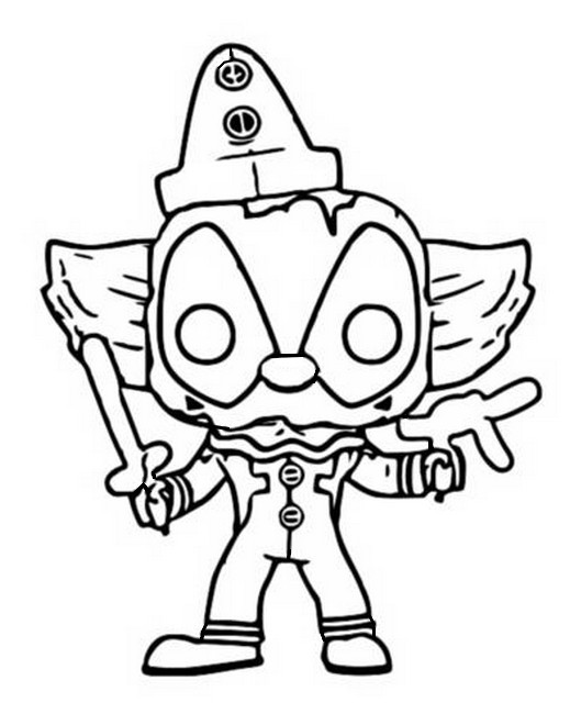 Coloring pages funko pop marvel