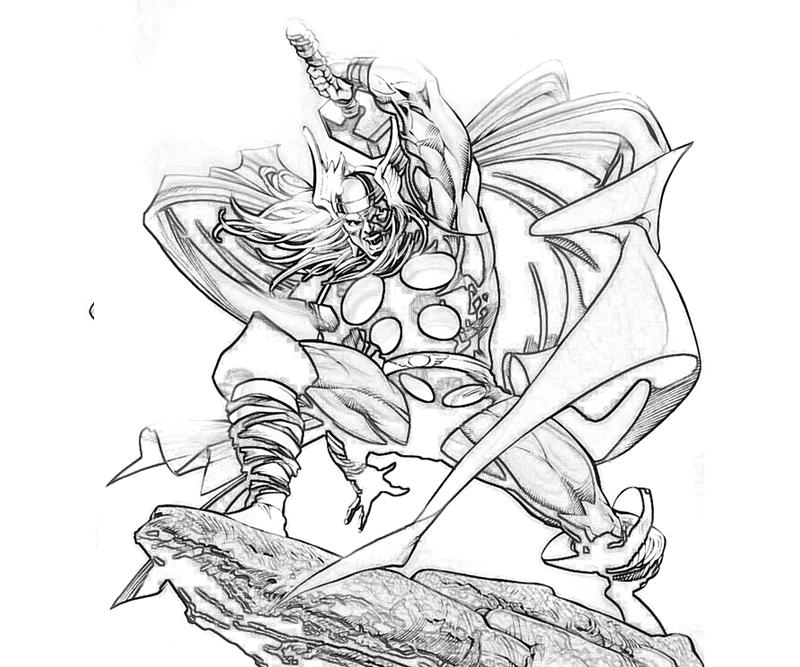 Marvel vs cap thor coloring yumiko fujiwara