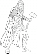 Thor coloring pages free coloring pages
