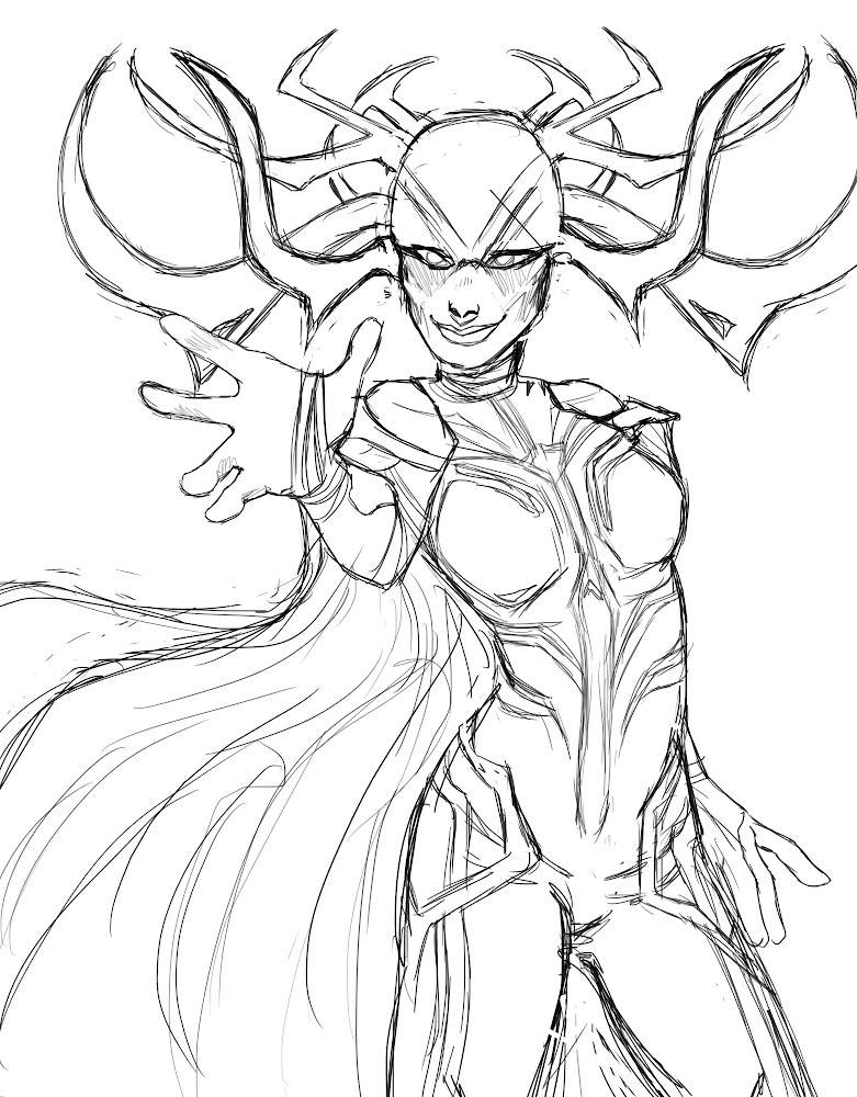 Hela from thor ragnarok art amino