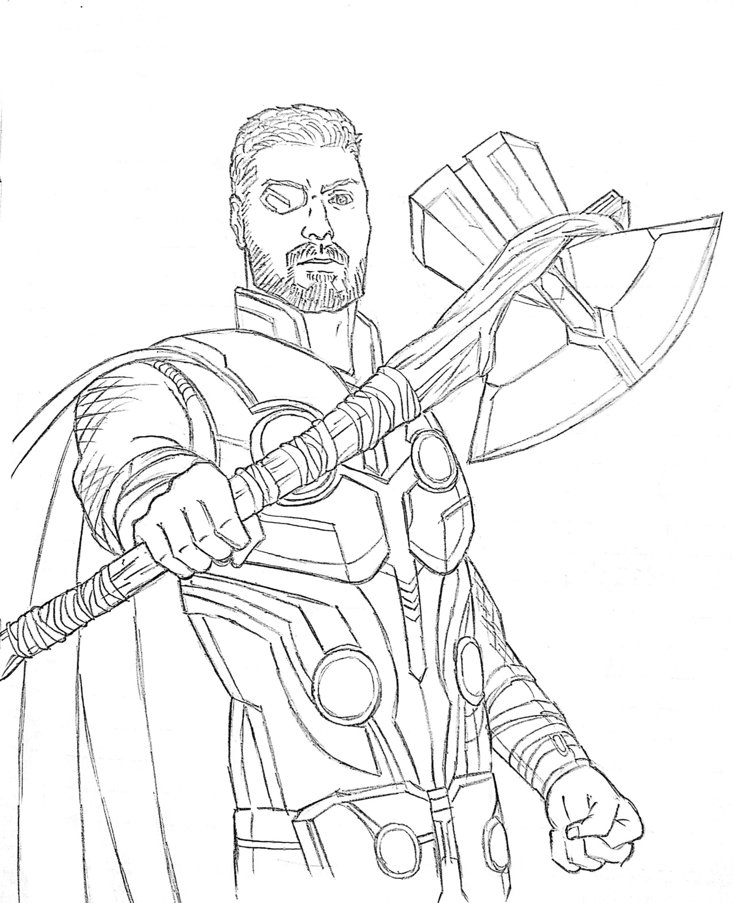 God of thunder by me trying to do better rmarvelstudios
