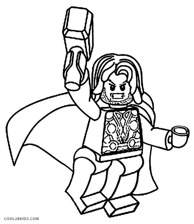 Printable thor coloring pages for kids coolbkids avengers coloring avengers coloring pages lego coloring pages