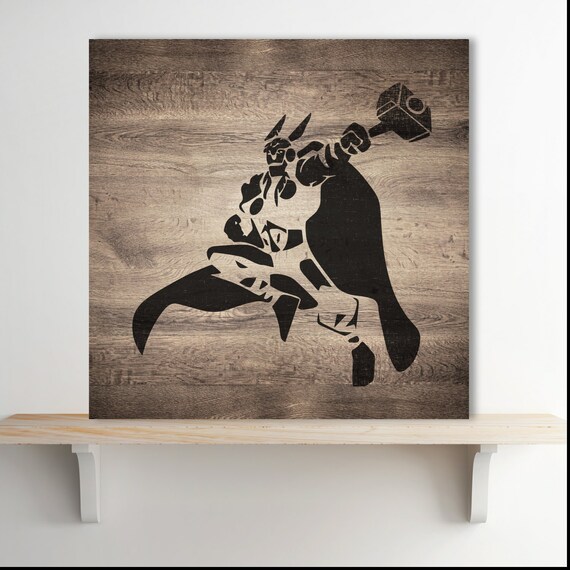 Thor stencil plastic mylar stencil for painting walls crafts signs id