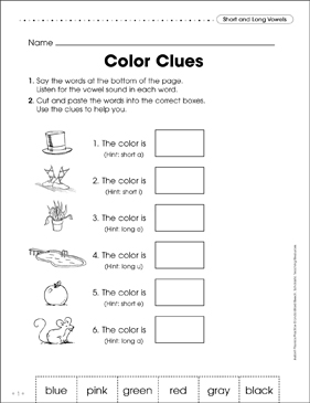 Consonant blends color