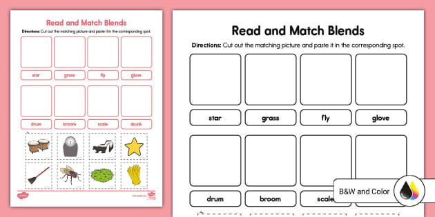 Consonant blend activity