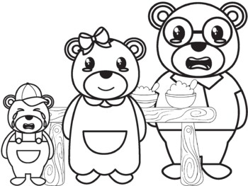Goldilocks and the three bears activity sheets by elysians librarian