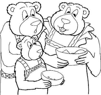 Goldilocks three little bears coloring pages goldilocks and the bear coloring pages coloring pages coloring pages for boys