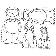 Top printable goldilocks and the three bears coloring pages goldilocks and the three bears bear coloring pages bear activities preschool