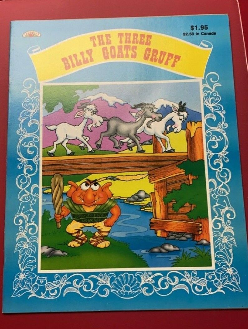 The three billy goats gruff giant coloring book