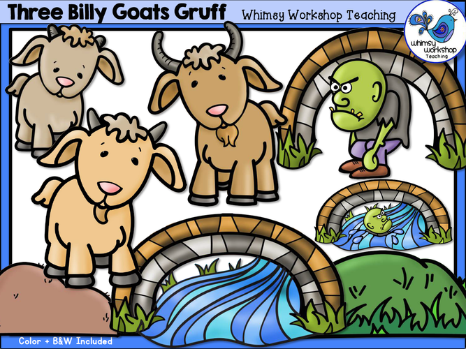 Three billy goats gruff