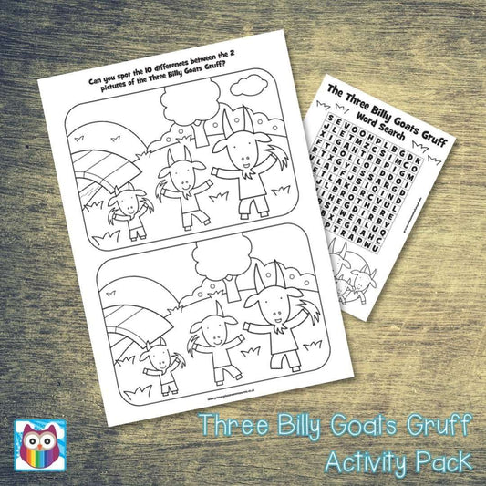 Three billy goats gruff write the story â primary classroom resources