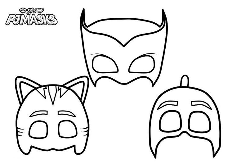 Free and printable pj masks coloring pages coloring pagine da colorare per bambini maschere bambini maschere