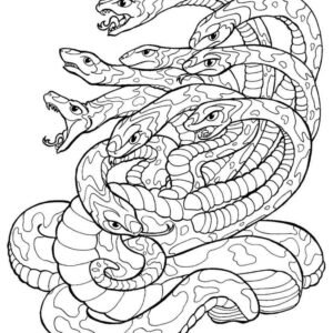 Hydra coloring pages printable for free download