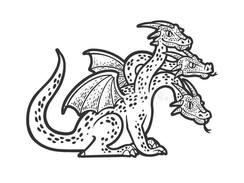Headed serpent stock illustrations â headed serpent stock illustrations vectors clipart