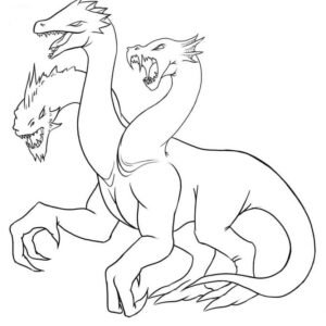 Hydra coloring pages printable for free download