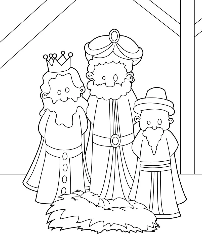 Christmas coloring paegs by coloringpageswk on