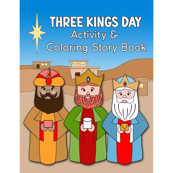 Three kings day activity and coloring story book books maac medinilla ms e a books