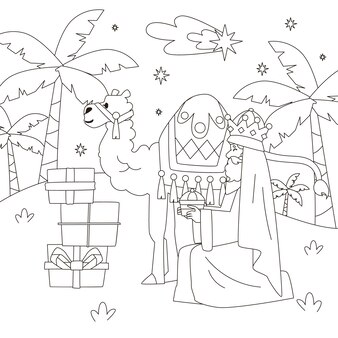 Page three kings coloring pages images