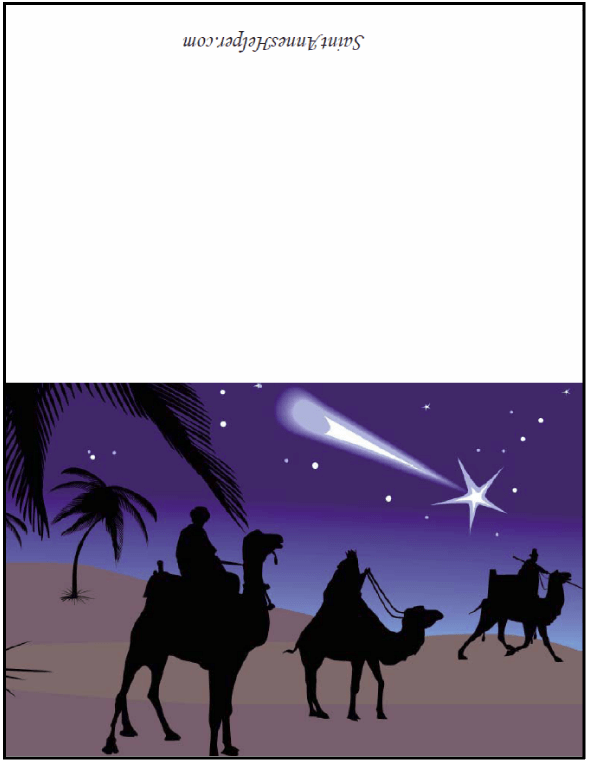 Three kings christmas card to print ââ printable epiphany card
