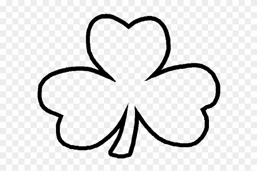 A mon three leaf clover coloring page