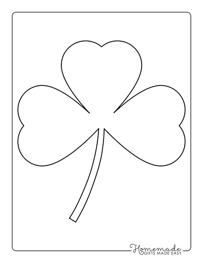 Free printable shamrock templates