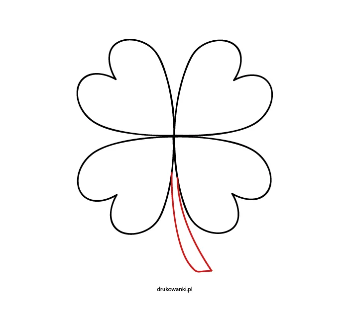 How to draw a clover