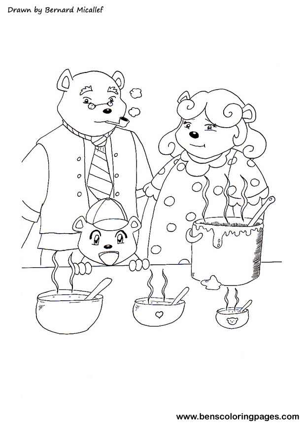 Three little bears story online