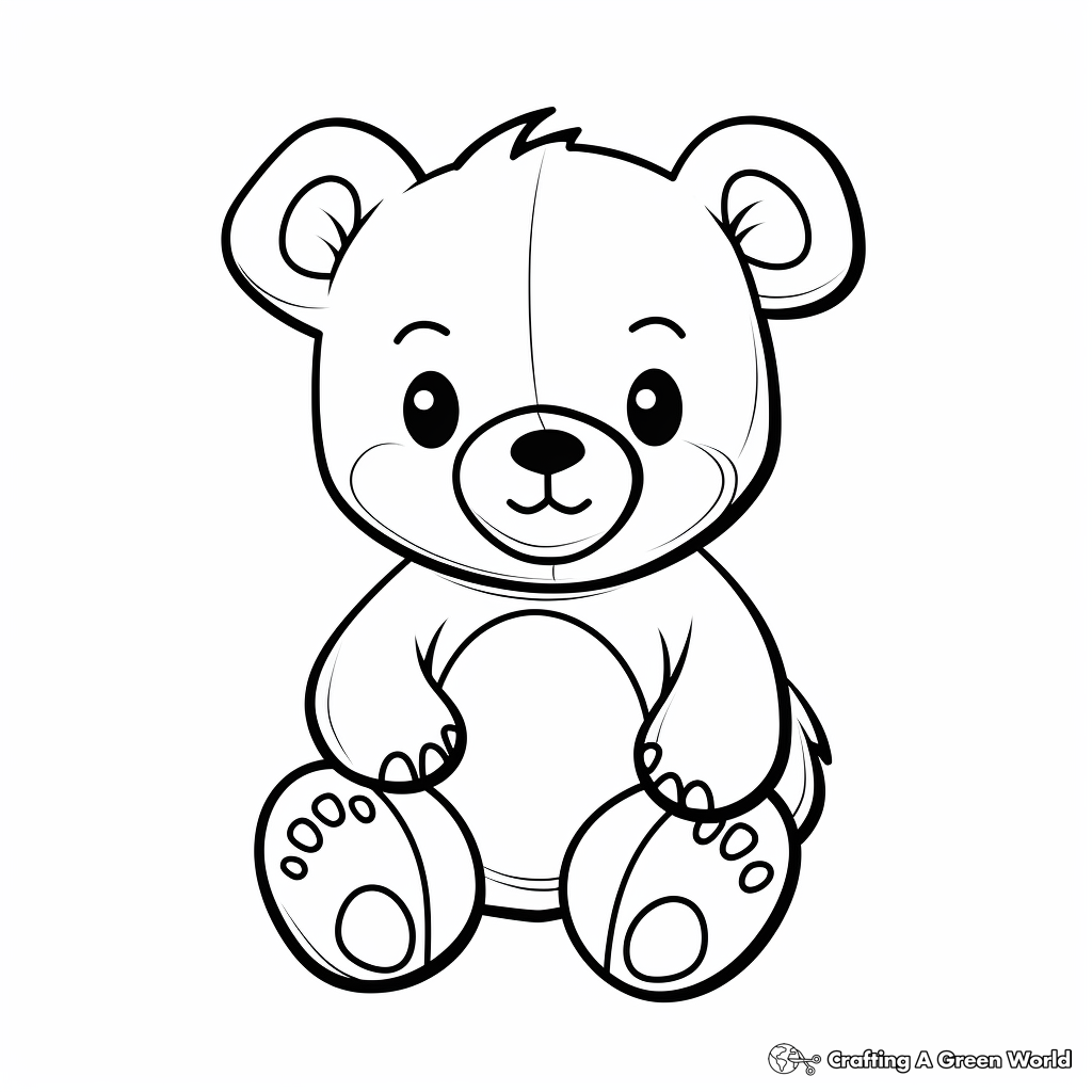 Teddy bear coloring pages