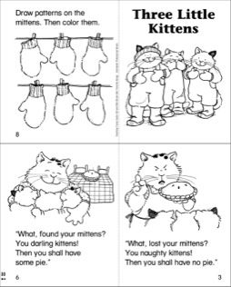 I think this is a humorous nursery rhyme as mother cat didnt give her kittâ nursery rhymes preschool crafts nursery rhymes preschool nursery rhymes activities
