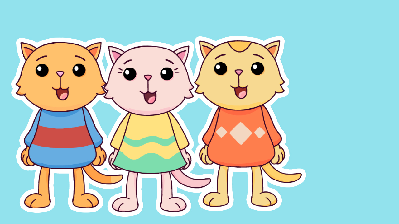 Three little kittens â nursery rhymes