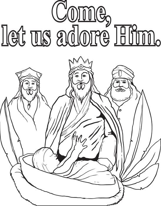 Printable three wise men coloring page for kids christmas coloring sheets three wise men christmas coloring pages