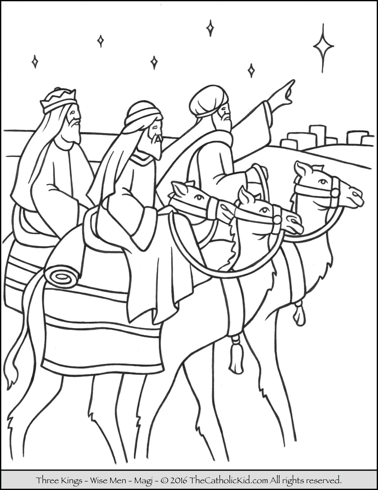 Epiphany house blessing coloring pages