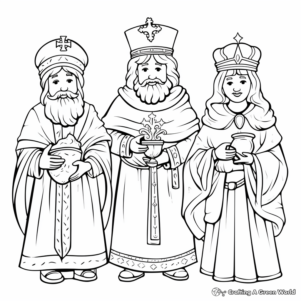 Christian christmas coloring pages