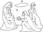Three wise men coloring pages free coloring pages