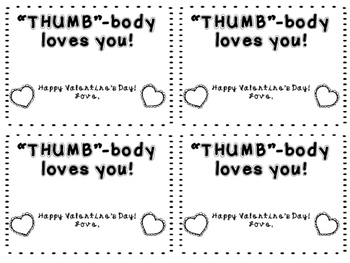 Thumb body loves you tpt