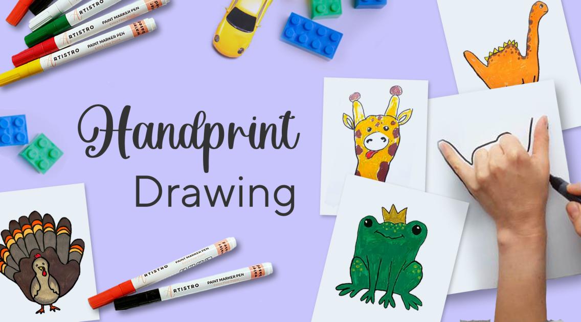 Simple thing to draw on your hand hand drawing ideas hand art