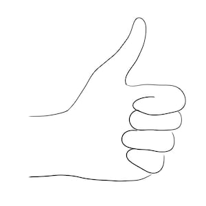 Thumbs up pose