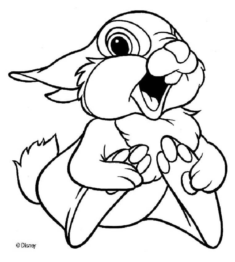 Bambi coloring pages