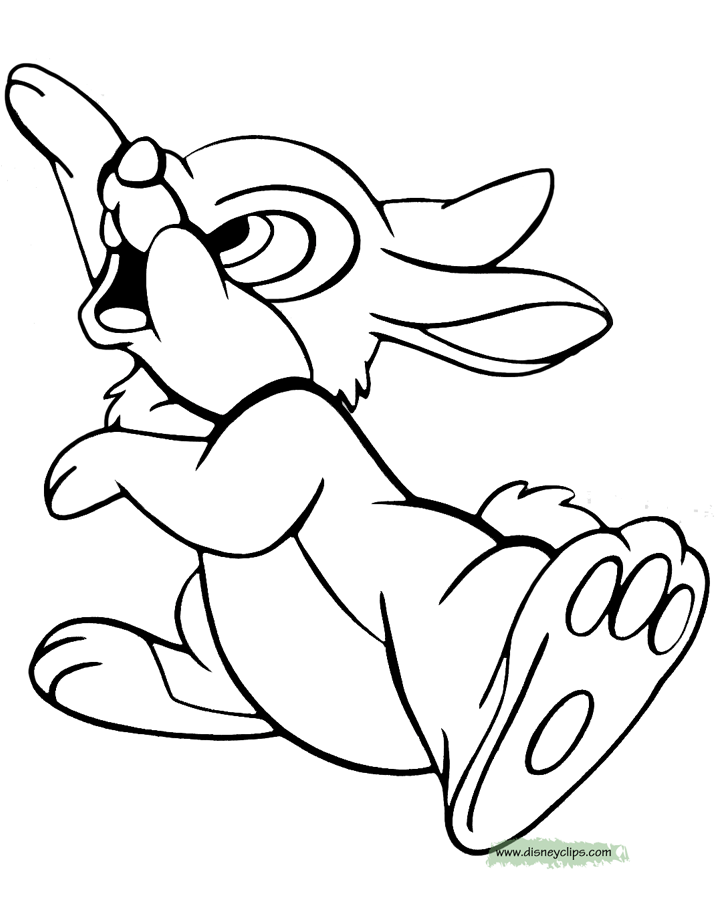 Bambi coloring pages