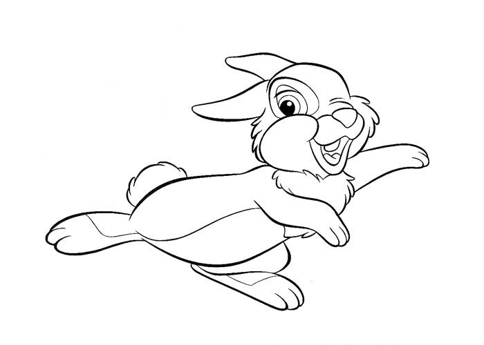 Thumper coloring pages