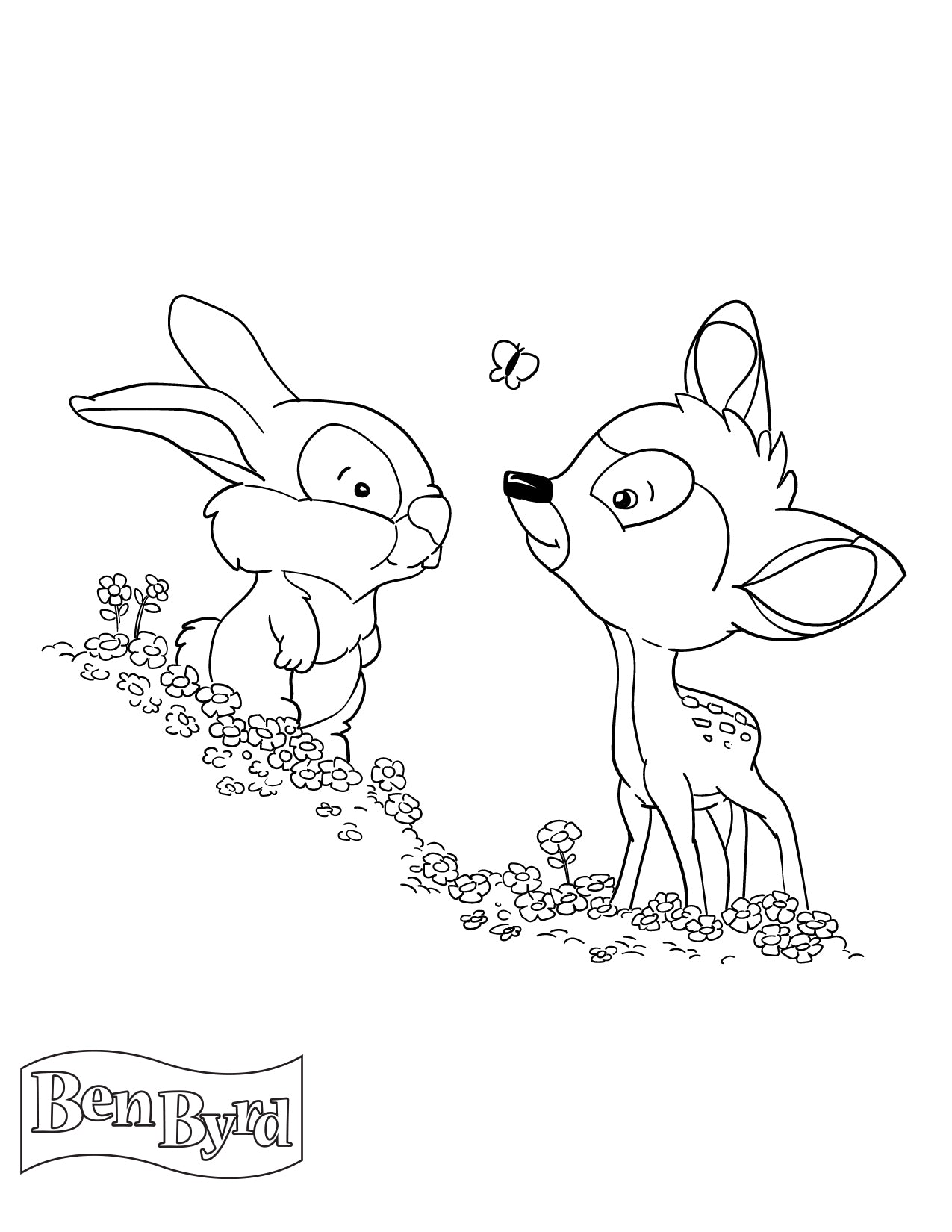 Free coloring pages â ben byrd
