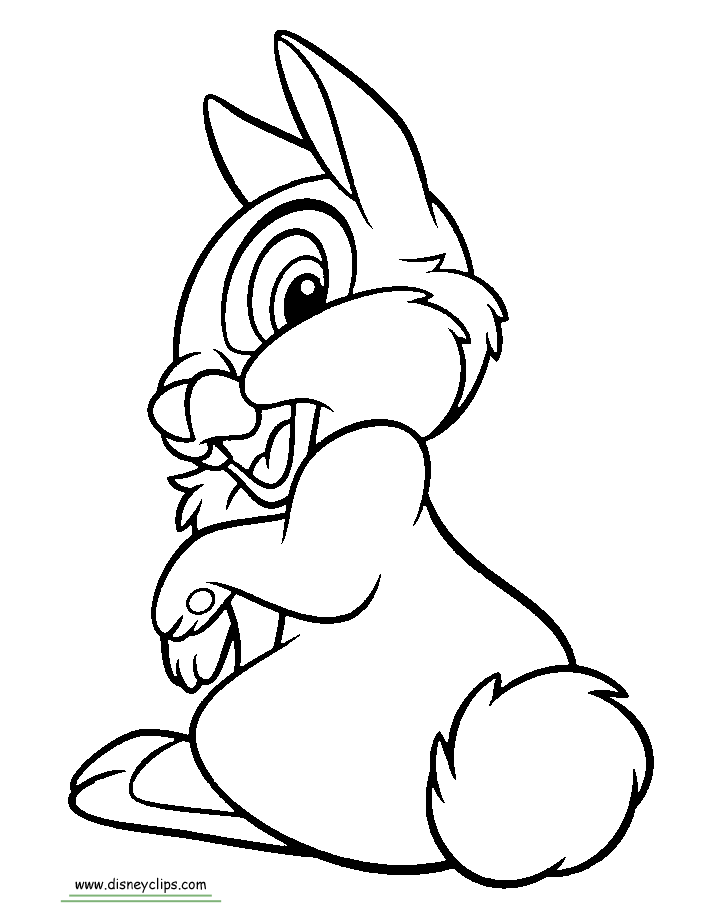 Bambi coloring pages