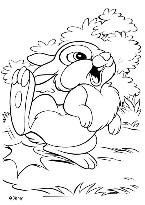Thumper coloring pages