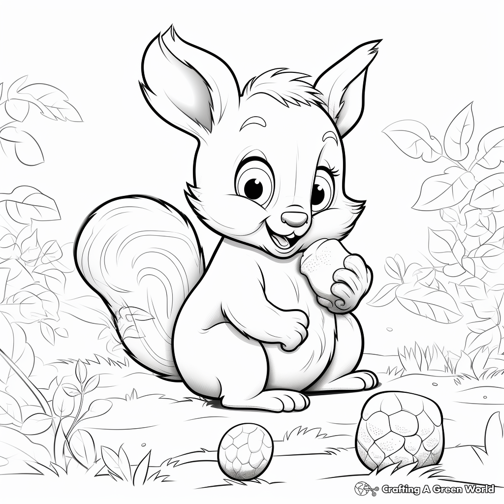 Funny animal coloring pages