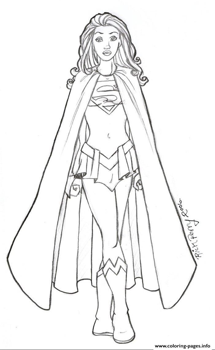 Print supergirl coloring pages superhero coloring superhero coloring pages super coloring pages